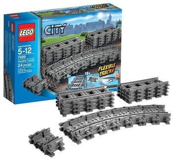 LEGO City Flexible ud gerade Schienen (7499)