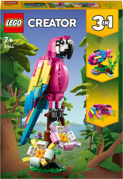 LEGO Creator 3-in-1 - Exotischer pinkfarbener Papagei (31144)