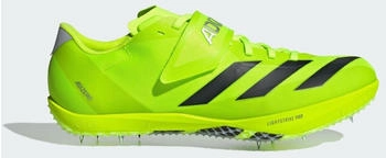 Adidas Adizero HJ Leichtathletikschuh lucid lemon core black silver metallic