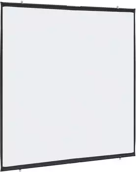 vidaXL Beamer Leinwand Wandh&auml;ngend 81 Zoll 1:1 wei&szlig; (4101037)