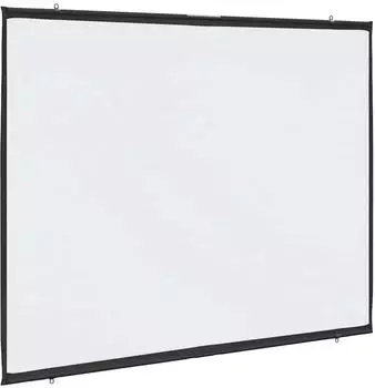 vidaXL Beamer-Leinwand, wandhängend, 90 Zoll, 4:3, weiß (4101025)