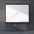 HomCom Beamer-Leinwand mit Stativ 84 Zoll, 4:3 (001-007V00BK)