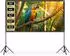 TecTake Cinema Beamer-Leinwand 16:9 100