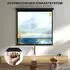 HomCom Projektionsleinwand Rollo 152x152cm (85