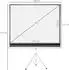 HomCom Beamer-Leinwand mit Stativ, 84 Zoll, 4:3, faltbar (001-007)