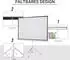 HomCom Beamer-Leinwand mit Stativ, 84 Zoll, 4:3, faltbar (001-007)