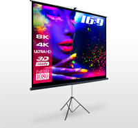 ESMART Beamer-Leinwand Professional MISATI Stativ, 120 Zoll, 266 x 149cm, Format