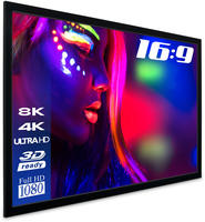 eSmart 58975099, eSmart Professional MIRALE Rahmen Leinwand 186 x 105 cm (84") 16:9