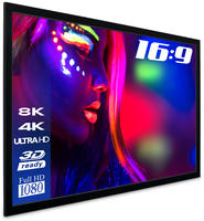 eSmart 128878220, eSmart Professional MIRALE Rahmen Leinwand 244 x 137 cm (110") 16:9