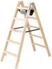 MUNK Holz Stufen-Stehleiter 2x5 Stufen