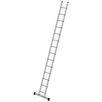 Munk Sprossen-Anlegeleiter 350 mm breit mit Standard-Traverse 14 Sprossen