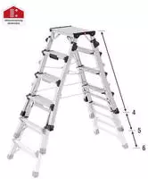 Hailo Master DTL100 2 x 4 - 2 x 6 Stufen (8655107)