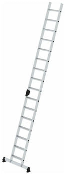 Munk Stufen-Anlegeleiter mit nivello-Traverse 16 Stufen
