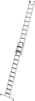 Munk Stufen-Seilzugleiter 2-teilig mit nivello Traverse und clip-step R13 2x12 Stufen