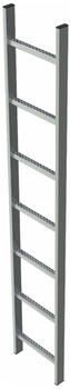 Zarges Schachtleiter verzinkt 9 Sprossen LW400 mm