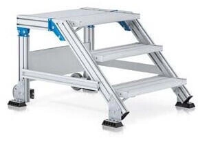 Zarges Treppenpodest fahrbar 60° 2 Stufen 600 mm 0.50 m