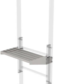 Günzburger Steigtechnik MUNK Ausstiegstritt Edelstahl Spaltmaß 300mm (068970)