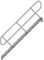 Zarges Treppe 45&deg; 1000mm Stufenbreite 5 Stufen