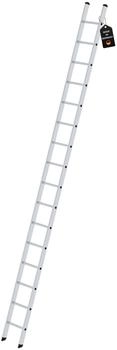 Proregal Sprossen- 350mm ohne Traverse Made in Germany 16 Sprossen Arbeitshöhe 5,4m Traglast 150kg Alu Bockleiter Sprossen-Doppelleiter (PR_RMG44-08)