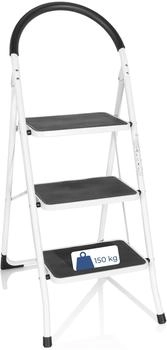 HJH Office 3 Stufen SOLID W2 Stahl klappbar bis 150 kg belastbar (801201)