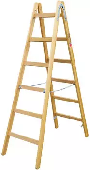 iller-Leiter Iller Holz Classic Eimerhaken 2x7 Sprossen (1107)