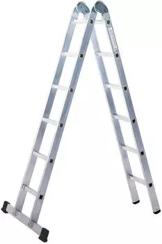 iller-Leiter Iller Multifunktions- beidseitig begehbar 2x8 Sprossen und 5,50m AH (62408)