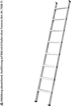 iller-Leiter Iller Stufen- Alu Ergo Plus Traverse und 14 Stufen 4,92m AH (7514-7)