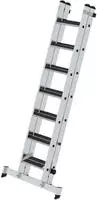 Schiebeleiter Alu.Stufen 2x7 Arbeits-H.max4400mm clip-step R13 Auflage 18kg MUNK