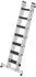 Munk Stufen-Schiebeleiter 2-teilig mit nivello-Traverse und clip-step R13 2x7 Stufen (040670)