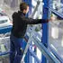 Günzburger Steigtechnik Stufen-Glasreinigerleiter-Satz mit nivello®-Traverse und clip-step R13 2-teilig (040740)