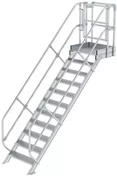 Munk Treppen-Modul Aluminium geriffelt 11 Stufen (632311)