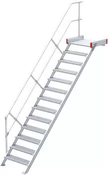 Euroline Podesttreppe 45&deg; 13 Stufen 1000 mm (5114313)