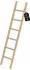 Proregal Sprossen- Holz ohne Traverse 6 Sprossen Bockleiter Sprossen-Doppelleiter (PR_RMG39-01)