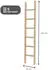 Proregal Sprossen- Holz ohne Traverse 6 Sprossen Bockleiter Sprossen-Doppelleiter (PR_RMG39-01)