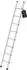 Proregal Sprossen- 350mm ohne Traverse Made in Germany 8 Sprossen Arbeitshöhe 3,5m Traglast 150kg Alu Bockleiter Sprossen-Doppelleiter (PR_RMG44-03)