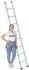Proregal Sprossen- 350mm ohne Traverse Made in Germany 8 Sprossen Arbeitshöhe 3,5m Traglast 150kg Alu Bockleiter Sprossen-Doppelleiter (PR_RMG44-03)
