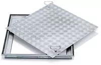 Schachtabdeckung Schachtma&szlig; LW 800x800mm Stahl verz. Au&szlig;enma&szlig; 960x960mm Zarges
