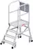 Hymer Podesttreppe fahrbar einseitig begehbar / 4 Stufen Art-Nr: 618804