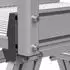 Hymer Podesttreppe fahrbar einseitig begehbar / 4 Stufen Art-Nr: 618804