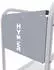Hymer Podesttreppe fahrbar einseitig begehbar / 4 Stufen Art-Nr: 618804