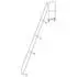 Munk zweiter Handlauf Aluminium-Treppe mit Plattform 60° 14 Stufen (600594)