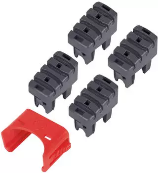 Hailo Fu&szlig;-Set St&uuml;tz- und Steigholm mit Montage-Klammer, 4-teilig (9971001)
