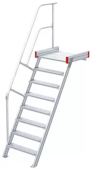Euroline Podesttreppe 60&deg; 8 Stufen 800 mm (5116208)