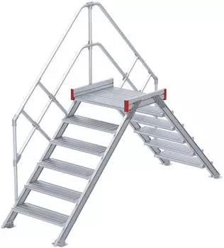 Euroline &Uuml;bergang 45&deg; 6 Stufen 1000 mm (5124306)