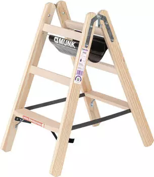 Proregal Stufen- Holz Beidseitig Begehbar 2 x 3 Stufen (PR_RMG17-01)