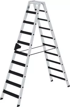 Proregal Stufen- beidseitig begehbar clip-step relax 2x10 Stufen silber Aluminium PR_RMG13-07