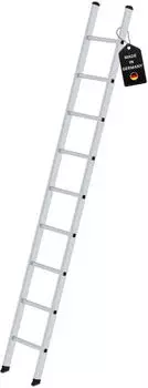 Proregal Sprossen- 350mm ohne Traverse Made in Germany 9 Sprossen Arbeitsh&ouml;he 3,7m Traglast 150kg Alu Bockleiter Sprossen-Doppelleiter (PR_RMG44-01)