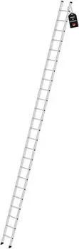 Proregal Sprossen- Made in Germany 24 Sprossen Arbeitsh&ouml;he 7,4m 350mm breit ohne Traverse Traglast 150kg Alu silber Aluminium PR_RMG44-12