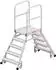 Hymer Podesttreppe 6389 R13 fahrbar zweiseitig begehbar 2x5 Stufen (638905)