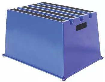 Twinco Schwerlasttritt Stufen 1 Plattform-H.307mm Ku.blau (6600-5)